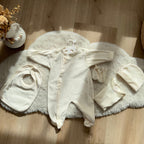 Ensemble naissance personnalisé en velours 5 pièces