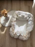 Nid Cocon Bébé 2-en-1 – Cocon & Tapis d’Éveil