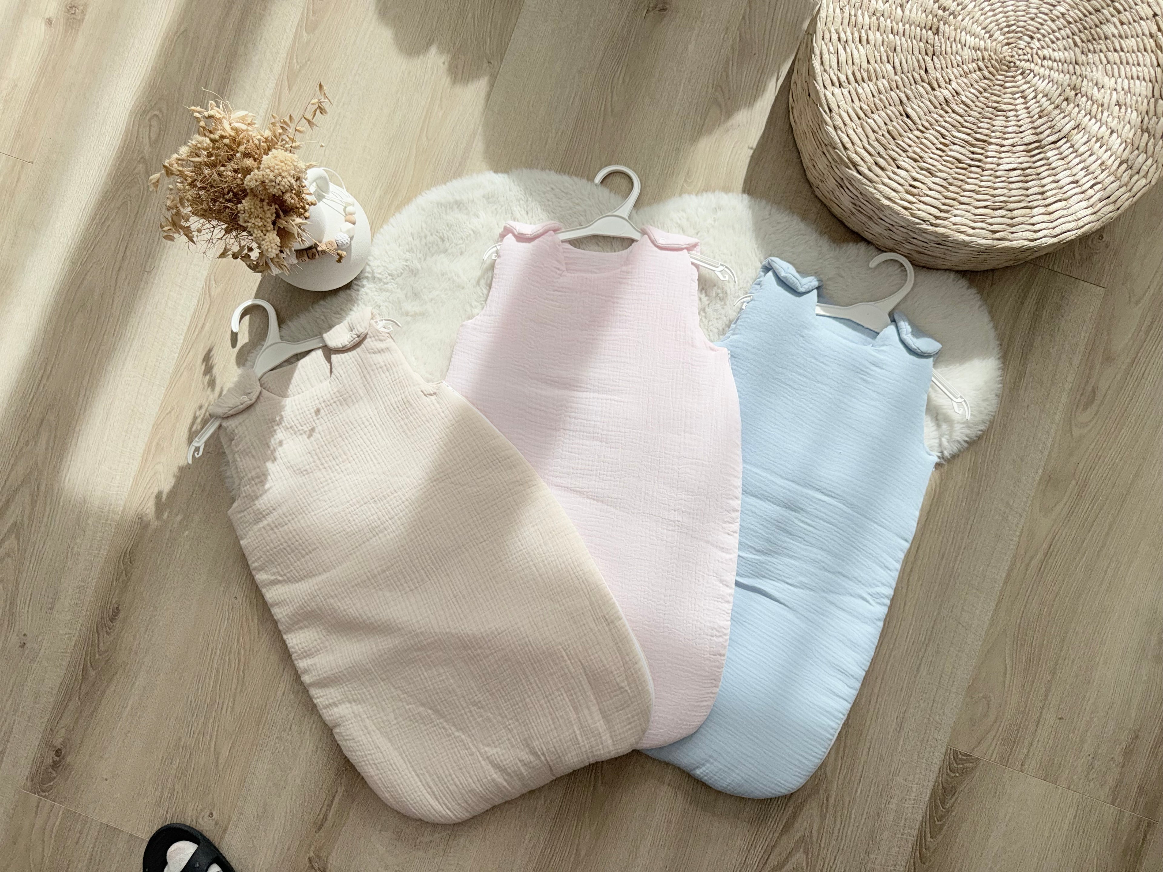 Gigoteuse Personnalisé en Gaz de Coton – Douceur et Confort pour Bébé