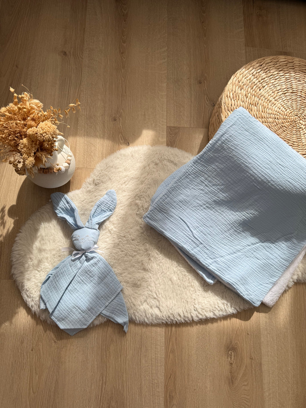 Pack Doudou + plaid personnalisés