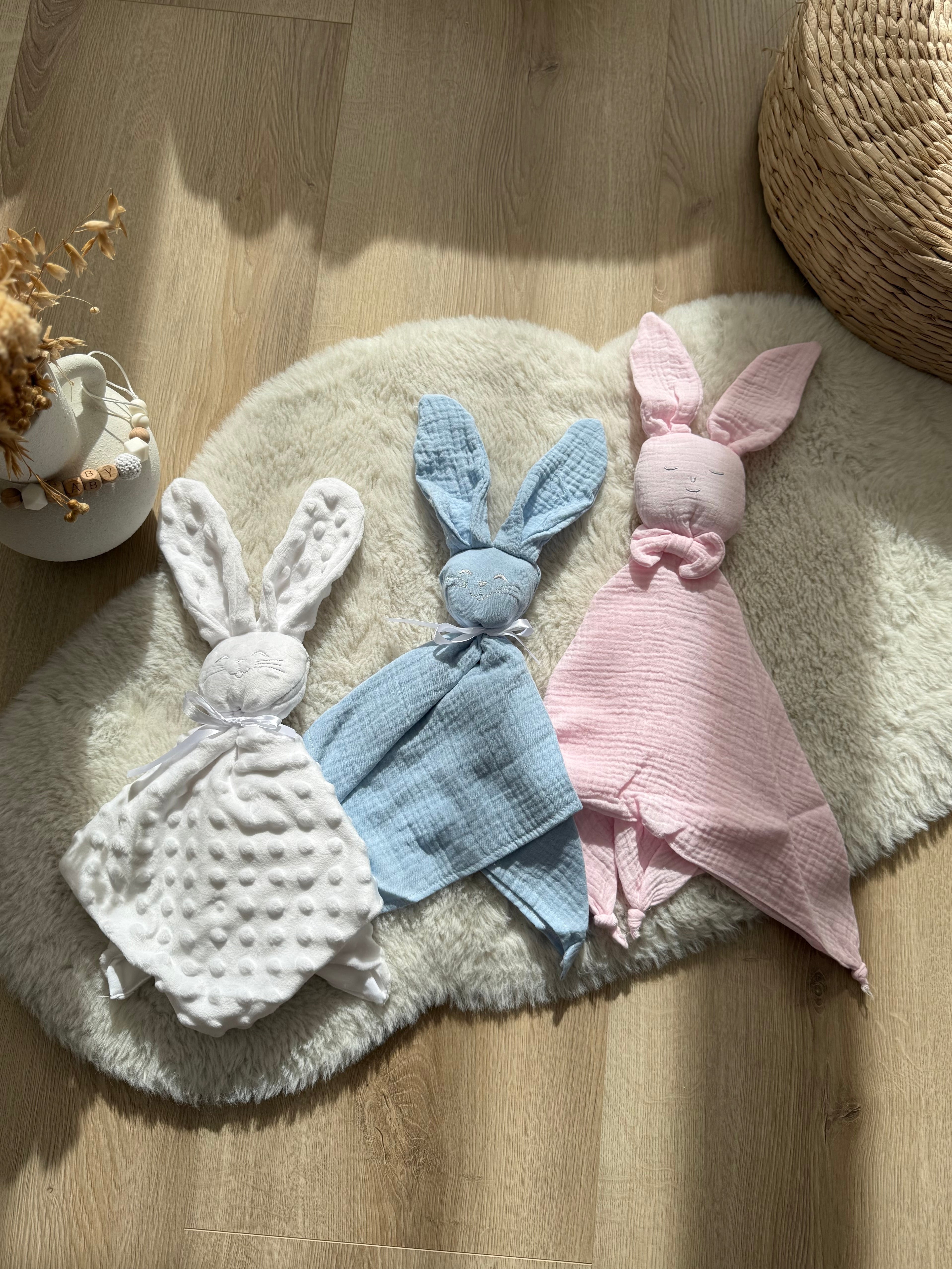 Pack Doudou + plaid personnalisés