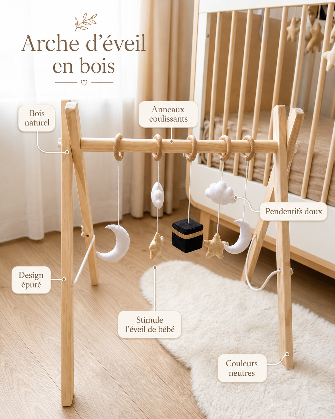 Arche d’éveil en bois – Kaaba